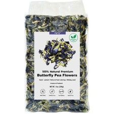 8oz Butterfly Pea Flowers,Non-GMO,Natural Butterfly Pea Tea,Premium Dried But...