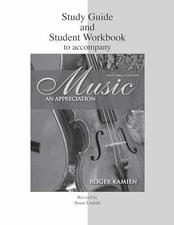 Study Guide and Student Workbook to - Paperback, by Kamien Roger - Good