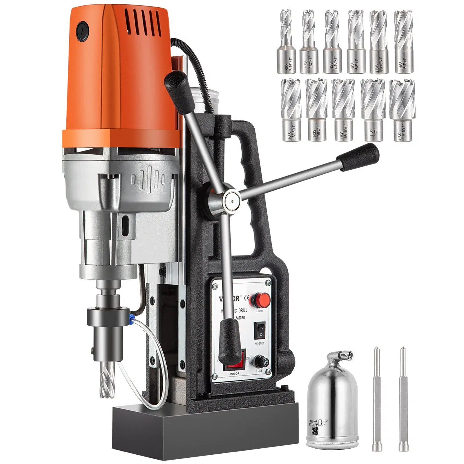 Magnetic Drill 1450W Magnetic Drill Press with 2Inch Boring Diameter Annular Cut
