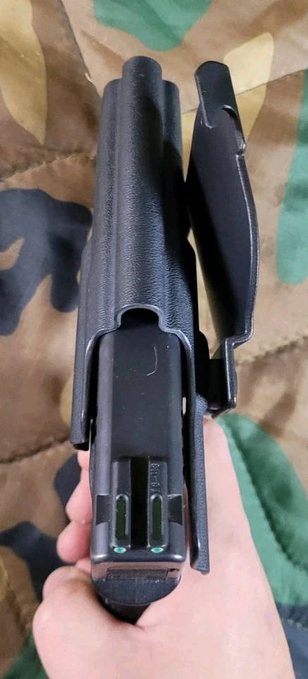 Glock 43 43x Non Left-hand Owb Black Kydex Paddle Holster - Image 3 of 4