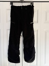 Burton Pants Kids Black Youth Snowboard Ski Snow Cargo Room To Grow sz Medium