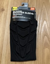 MENS UNDER ARMOUR PADDED SHOOTER SLEEVE Black 1248234-001 SIZE S/M