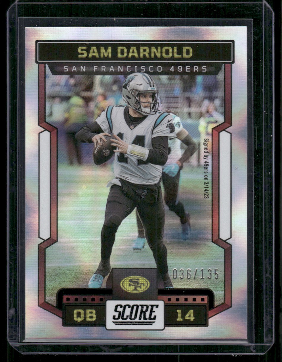 Sam Darnold 036/135 2023 Score Circular San Francisco 49ers #44