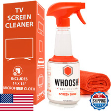 WHOOSH Pro 16.9oz Screen Cleaner Microfiber Cloth for TV, OLED, LCD, Monitor