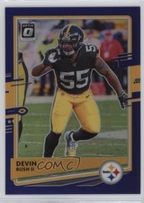 2020 Panini Donruss Optic Purple Prizm 36/50 Devin Bush II #84 07o4
