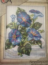 Collection D Art Printed needlepoint tapestry kit With Floss Needle 20x25 Cm