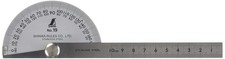 Shinwa measurement protractor two rod No.19 Silver 62490