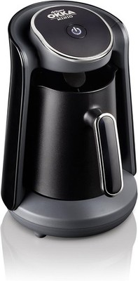 Minio Automatic Turkish/Greek Coffee Machine,  120V Ul, black/Silver,4 cups