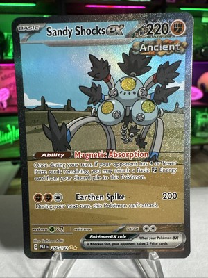 Sandy Shocks ex 250/182 Sv04: Paradox Rift Holo Special Illustration Rare