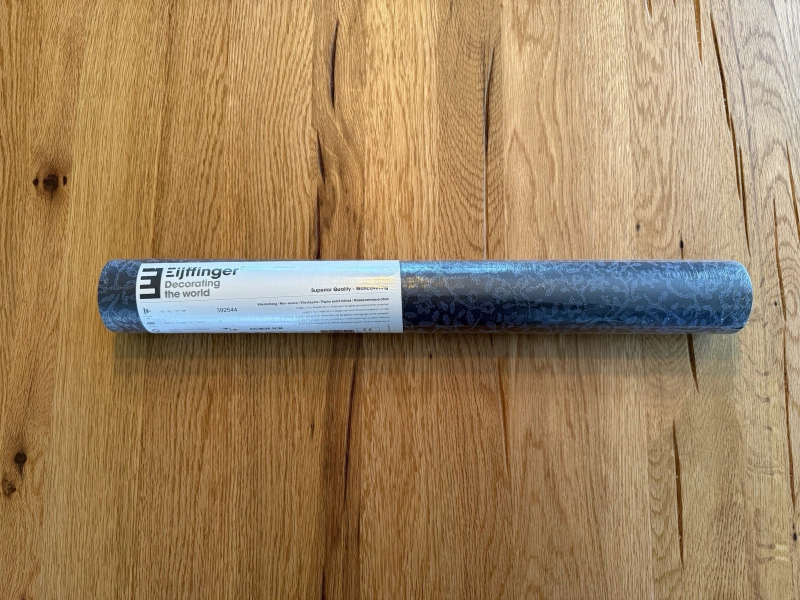 1 Roll Eijffinger Carmen Wallpaper 392544 Blue Black 10m x 52cm - New