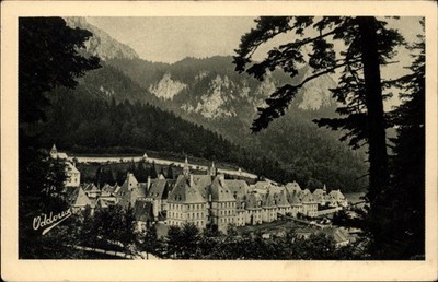Couvent de la Grande Chartreuse Grenoble France vintage postcard s519