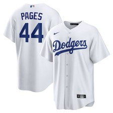 Los Angeles Dodgers Andy Pages #44 Nike White Home Official MLB Player Jersey
