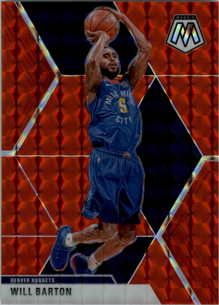 2019-20 Panini Mosaic Mosaic Red #151 Will Barton - BSK