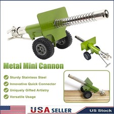 Firecracker Artillery Cannon Steel Mini Cannon Military Model Collection Gift US