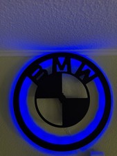 Bmw Logo mit Led Wand Dekoration
