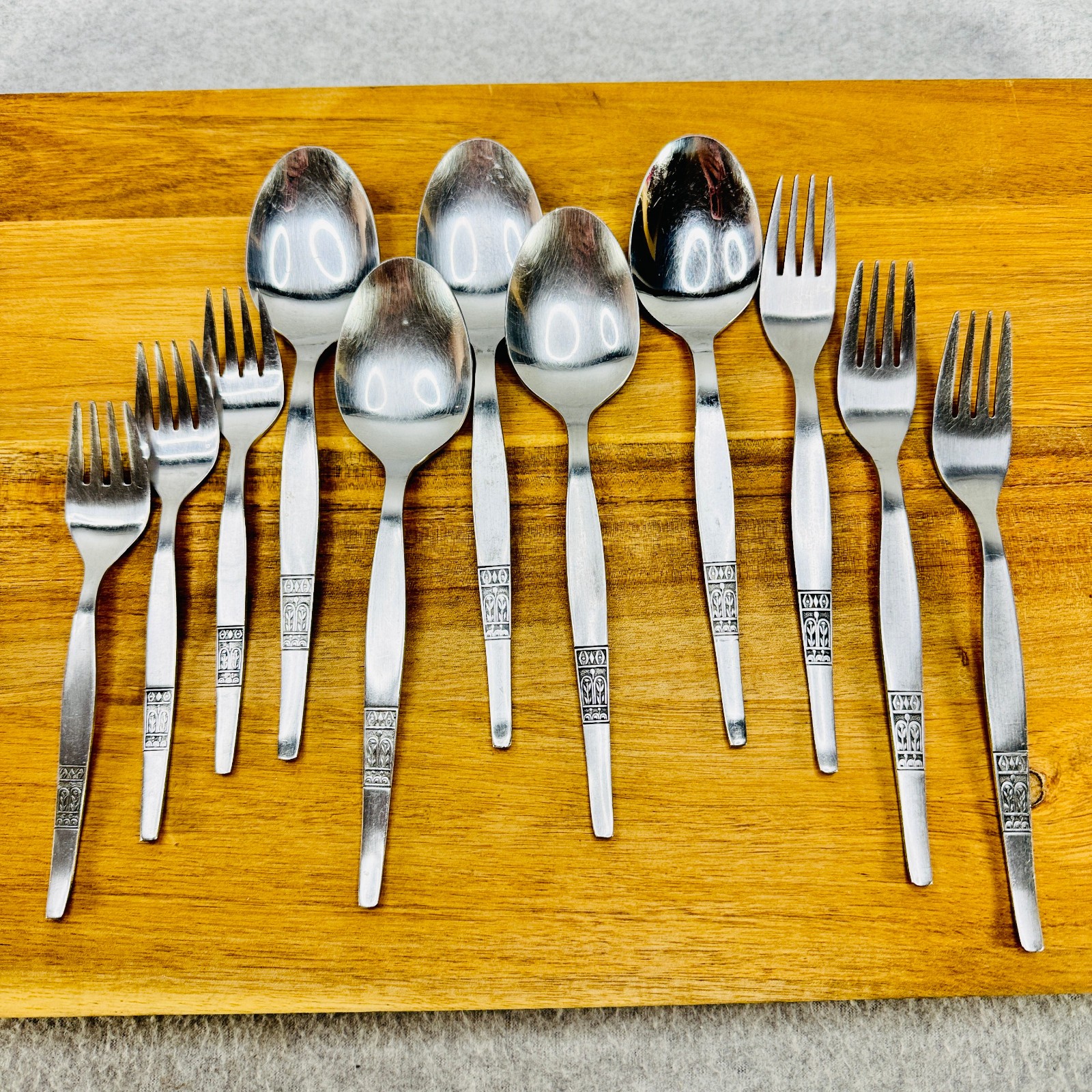 Amefa AFS13 11 Pcs Dinner Salad Fork Soup Spoon Stainless St