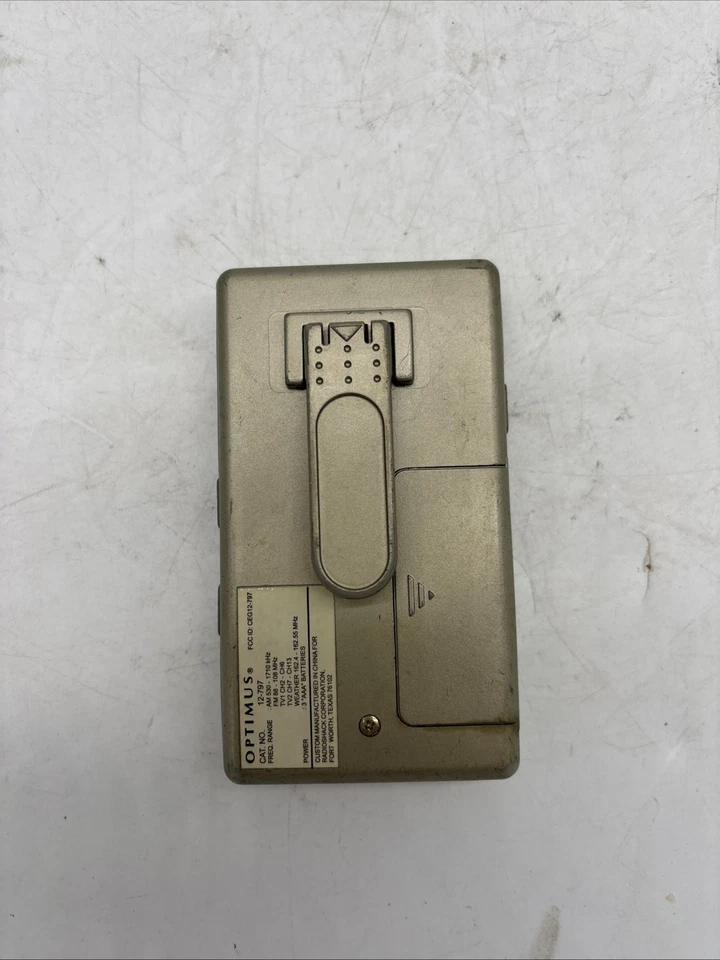 Vintage Optimus Sound Weather Stereo Receiver Radio 12-797 AM/FM/TV/WX TESTED - Image 3 of 4