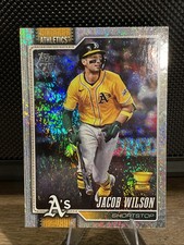 2026 Topps Series 1 Jacob Wilson #240 Rookie Cup Holo Foil Parallel Athletics 