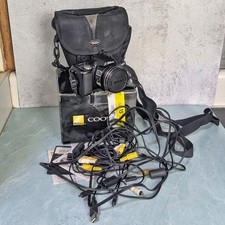 Nikon Digital Camera Coolpix L100 10MP 15x Zoom AA Batteries Box - Tested WORKS!