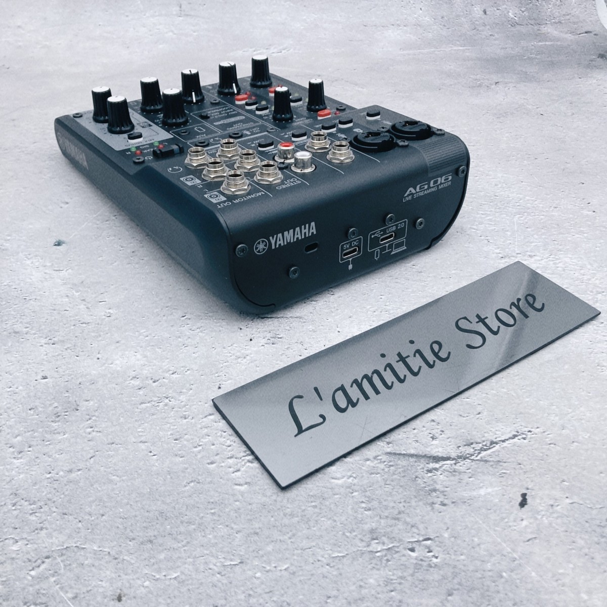 YAMAHA AG06MK2 B 6ch Live Streaming Mixer Black AG 06 AG06 MK2