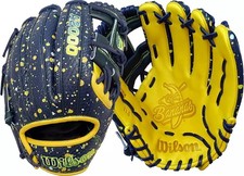 Guante de béisbol Wilson A2000 Superskin 1786 derecho 11,5" Savannah Bananas azul marino
