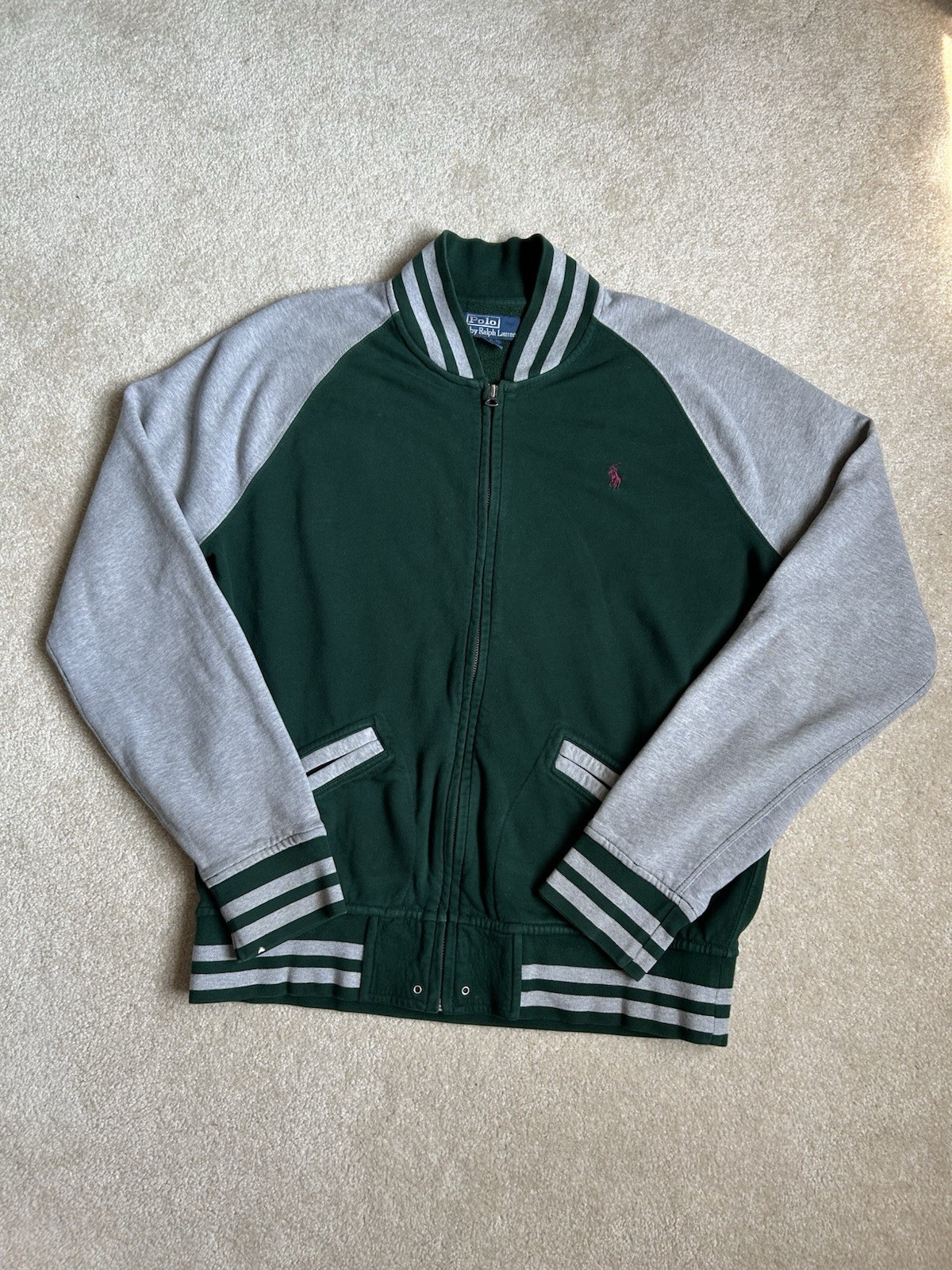 Vintage Polo Ralph Lauren Full-Zip Varsity Jacket Men’s Size Large
