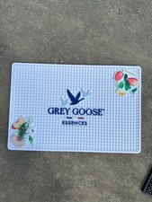 Grey Goose Vodka Large Bar Spill Drip Service Rubber Mat RARE!!