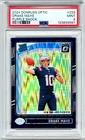 2024 Panini Donruss Optic - Rated Rookie Drake Maye #229 Purple Shock Prizm (RC)