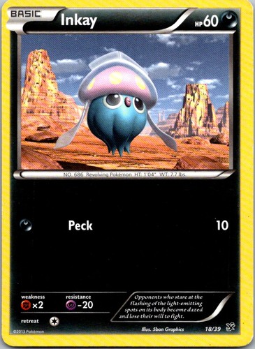 Inkay 18/39 Kalos Starter Set Pokemon TCG HP