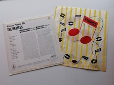 THE BEATLES  ORIG 1963  PLEASE PLEASE ME    UK LP  WITH SHOP BAG EX+