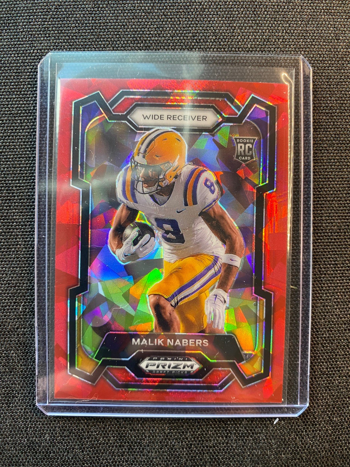 2024 Panini Prizm Draft Picks - Malik Nabers #109 Red Ice Prizm (RC)
