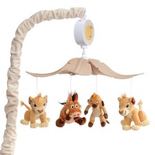 Lambs Ivy Disney Baby Lion King Safari Musical Baby Crib Mobile Soother Toy