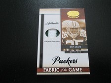 RYAN GRANT 2008 FABRIC OF THE GAME AUTHENTIC GAME WORN PRIME PATCH CARD #4/25