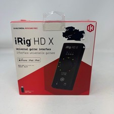 New IK Multimedia iRig HD X Universal Guitar Interface USB-C 24-bit/96kHz