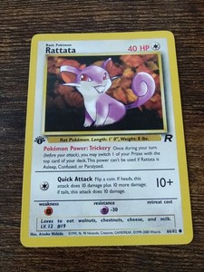 1st Edition Rattata | eBay