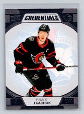 2022-23 Upper Deck Credentials #58 Brady Tkachuk Ottawa Senators