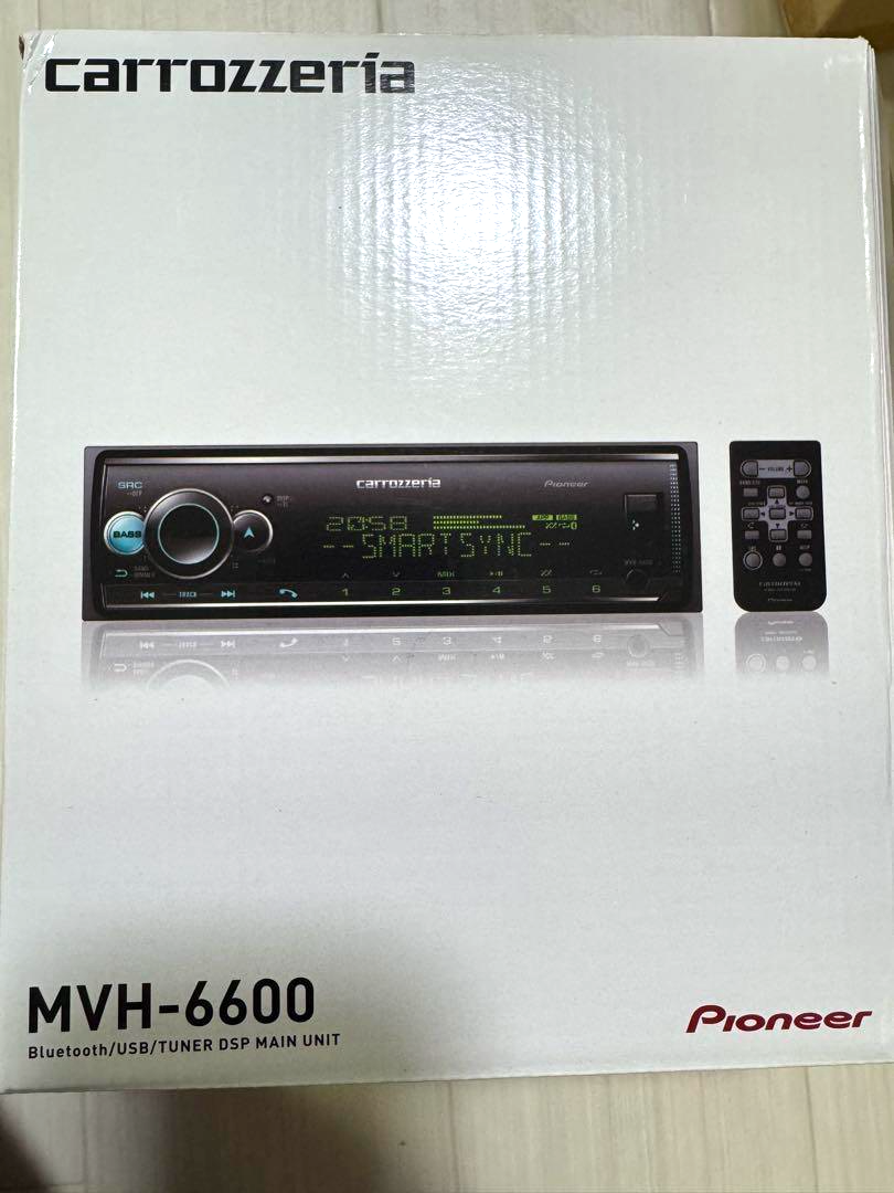 Pioneer Carrozzeria MVH-6600 1DIN Car Stereo USB Bluetooth Audio