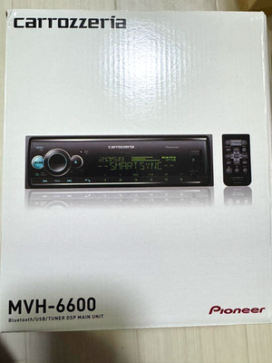 Pioneer Carrozzeria MVH-6600 1DIN Car Stereo USB Bluetooth Audio