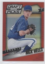 2014 Panini Prizm Perennial Draft Picks Red Prizm 60/100 Nick Wells #17 o6n