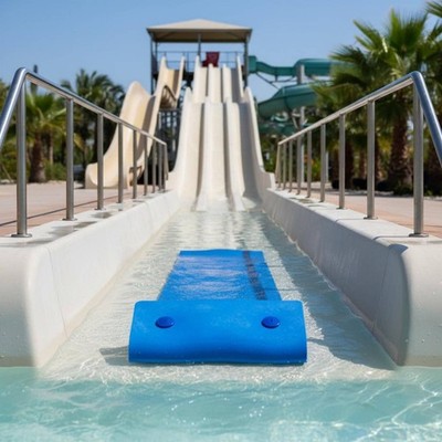 Rennrutschmatte Stabil Wasserpark-Slipmatte Rutschfest für Rutschenrennen