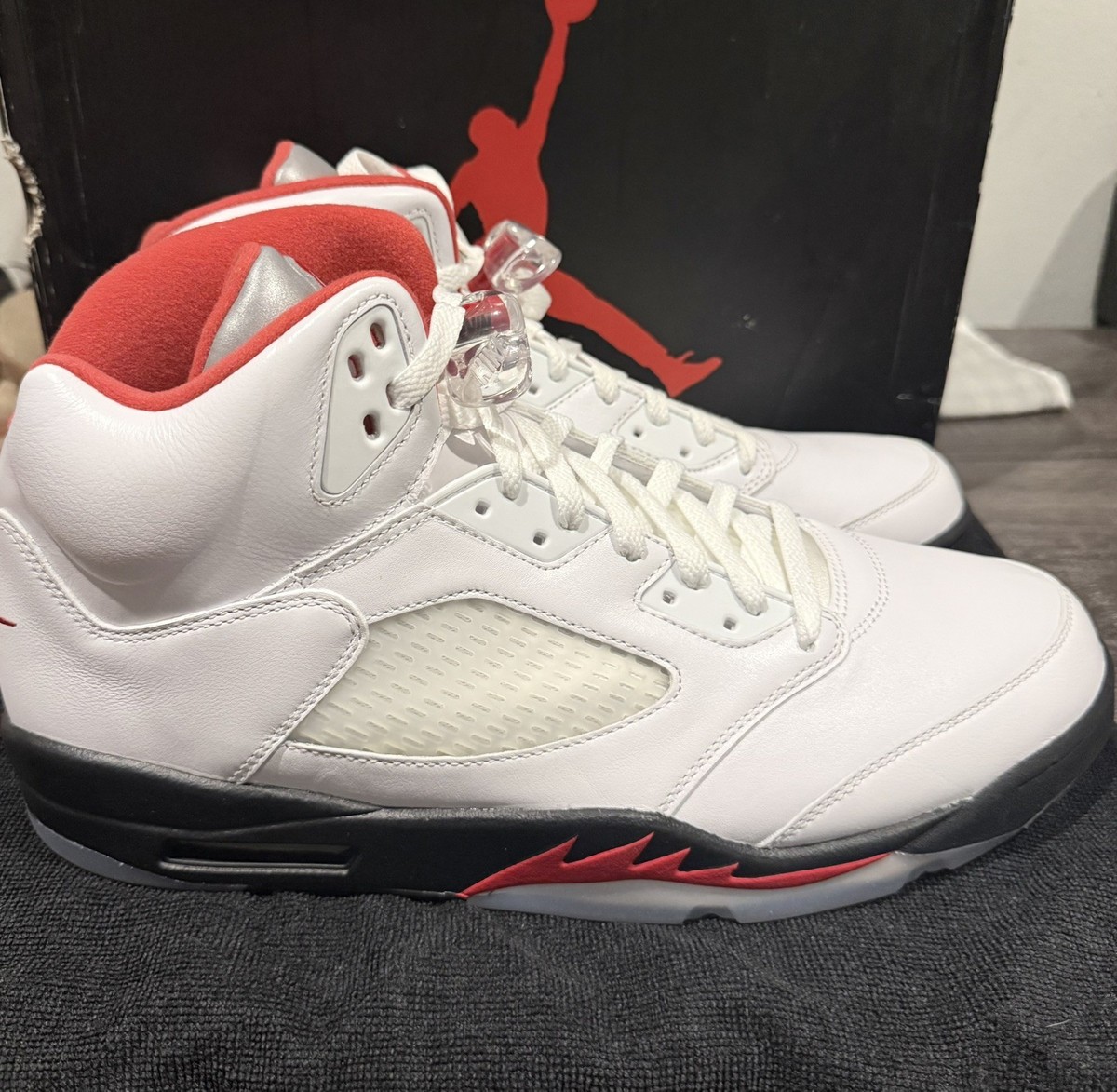 Jordan Air Jordan 5 Retro Fire Red White Red Black Sneakers 2020