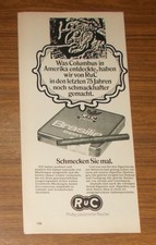 Seltene Werbung RuC Rinn & Cloos Brasilia Export Cigarillos - Privileg 1970