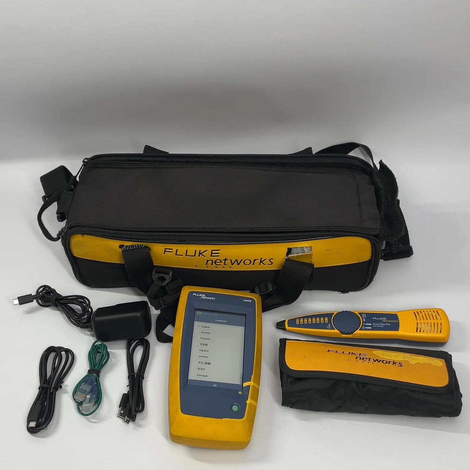 Fluke Networks LinkIQ LIQ-100-IE Industrial Cable Wi-Fi Network Kit