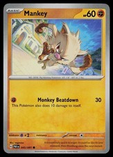 Mankey 045/091 Common - Pokemon Paldean Fates