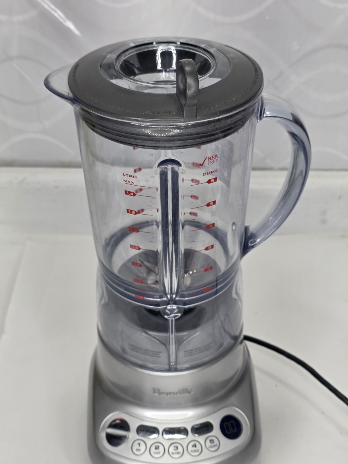 Breville Blender BBL605XL 6 Cup 1.4L BPA Free Tested Works