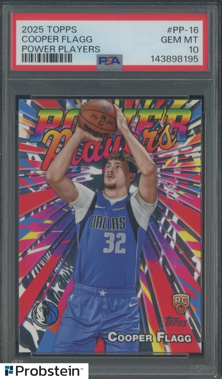 2025 Topps Cooper Flagg Power Players RC Rookie PSA 10