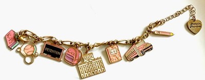 Melanie Martinez 2019 Rare K-12 Gold Tone Charm Bracelet 