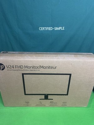 HP V24 24'' FHD 1080p Monitor   75Hz, AMD FreeSync, HDMI/VGA