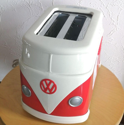Volkswagen VW Bus Toaster Mini Car Truck Figure Rare Red Limited