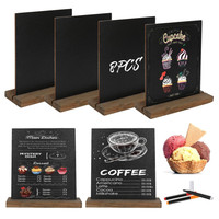 Mini Tafel Schilder Doppelseitig HolzstäNder Kreidetafel Aufsteller